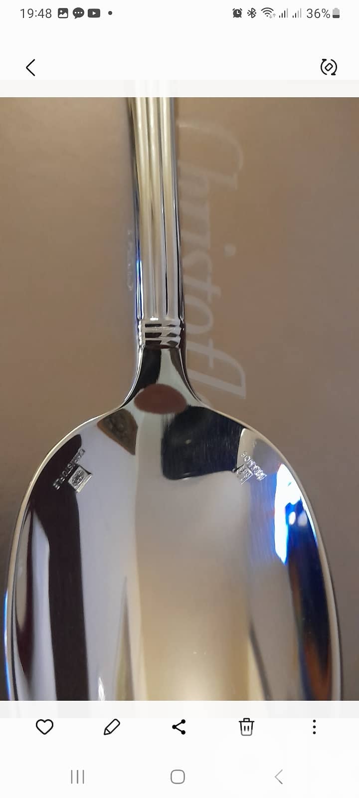 Christofle Aria Silver plated 75 pieces New set 4