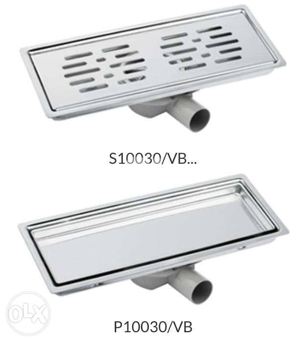 Ferplast- Italy, decorative shower drain 10x30cm,Dia 50mm,H8cm 0
