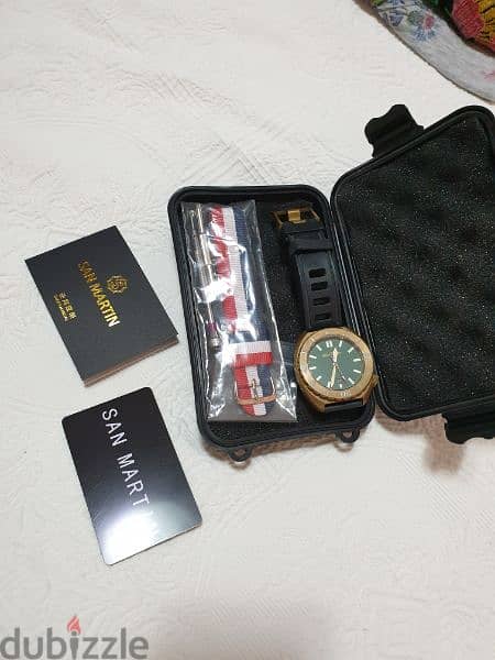 San Martin bronze diver watch 1