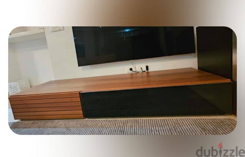 BoConcept leather dining chairs and TV unit 8
