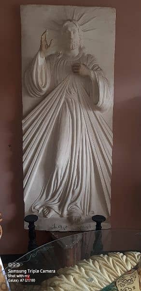 الرحمة الإلهية . رزين فايبر طول ٢٠٠ عرض ٨٢ سم