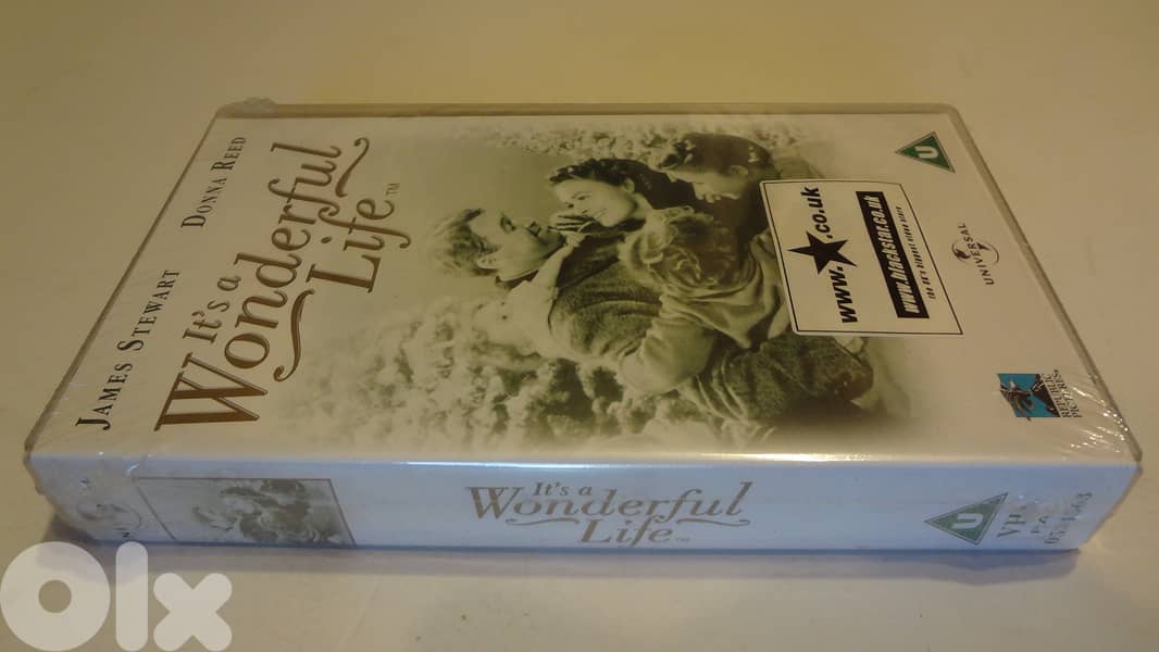 It s a wonderful life movie on VHS starring James Stewart & Donna Reed 1