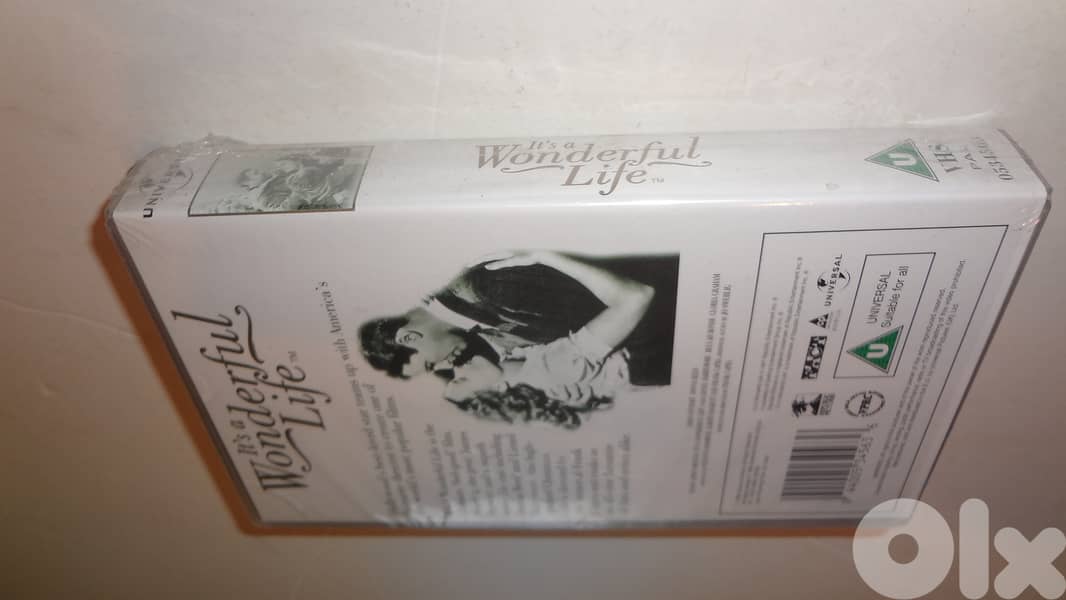 It s a wonderful life movie on VHS starring James Stewart & Donna Reed 2