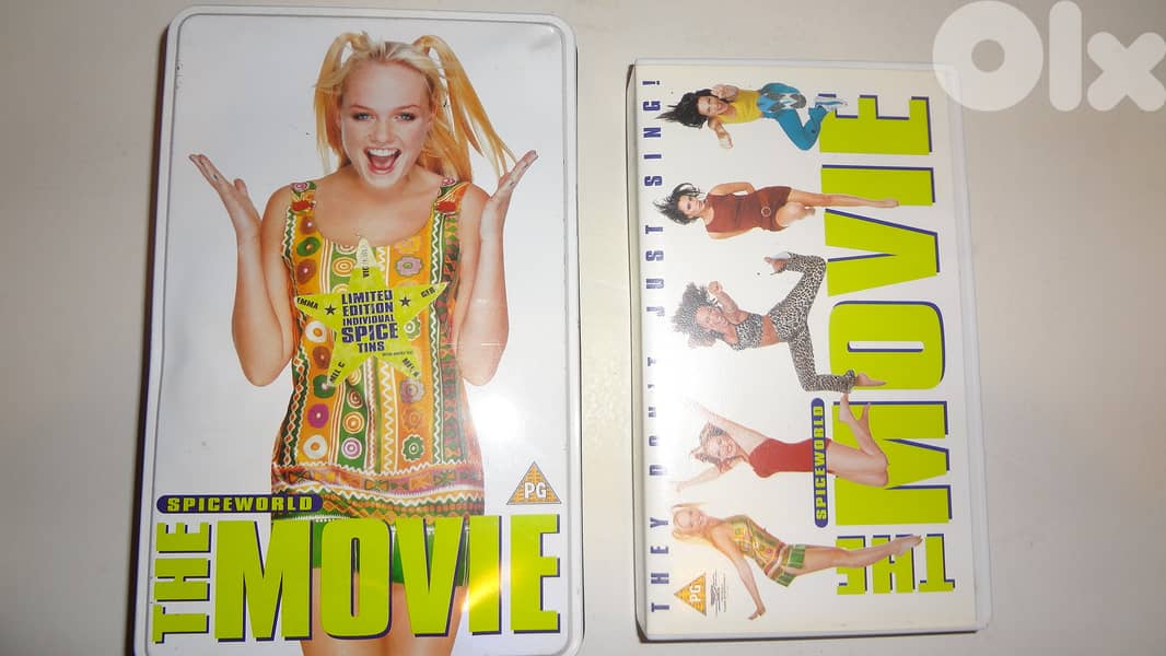 Spice girls spice world the movie vhs in special tin box set 4