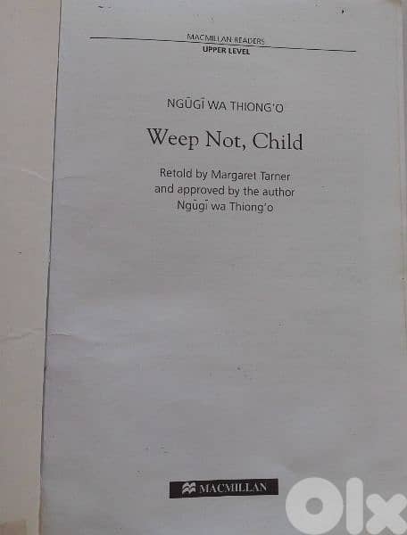 Story: Weep Not, Child 1