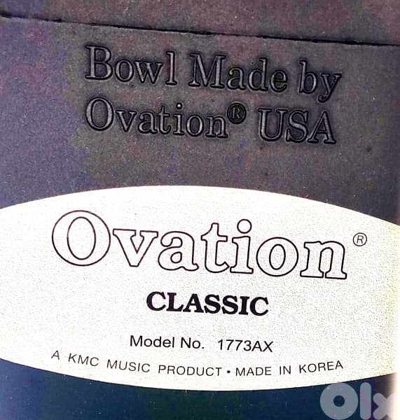 Guitar ovation electro classic 3
