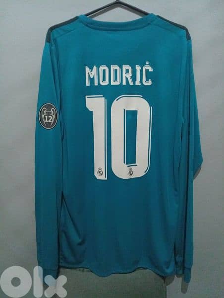 Real Madrid Modric football long sleeve shirt 1