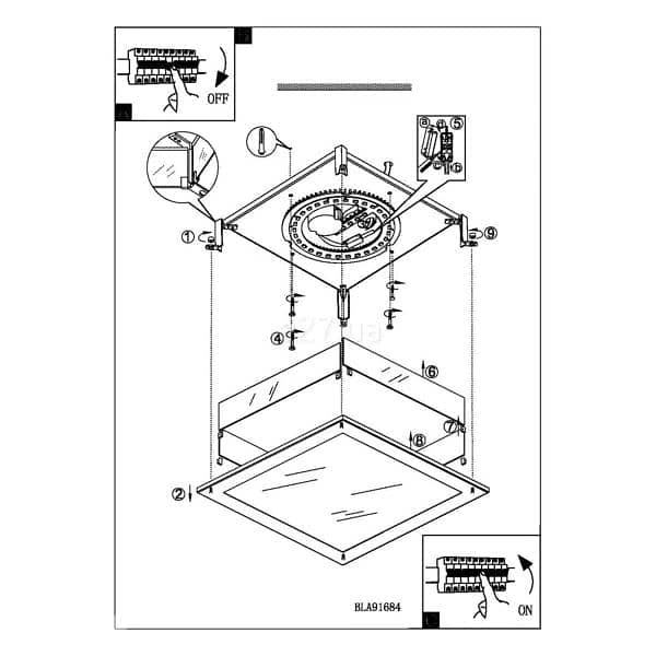 EGLO led ceiling lamp 1