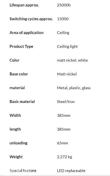 EGLO led ceiling lamp 2