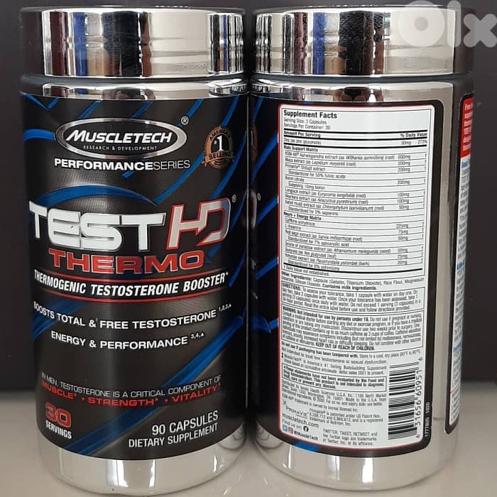 Muscletech TEST HD Testosterone Booster Made in USA (90 Pills) 0