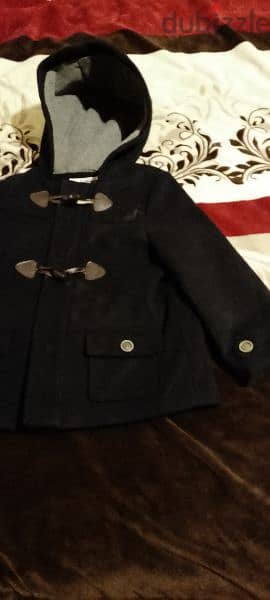 جاكيت جوخ جديدة  ماركة mathercare مبطنة بتلبس من عمر سنتين الى 3 سنوات 1
