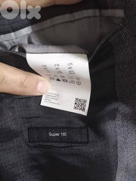 original Boss Blazer size 46R Super 110 1