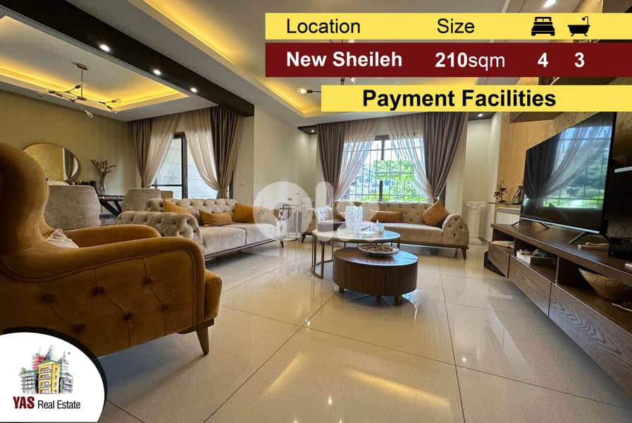 New Sheileh 210m2 | 80m2 Terrace | High-end | Payment Facilities | 0