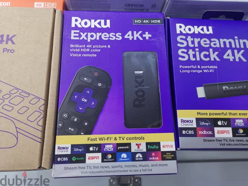 roku express 4k+, express 4k original  tv streaming devices 1