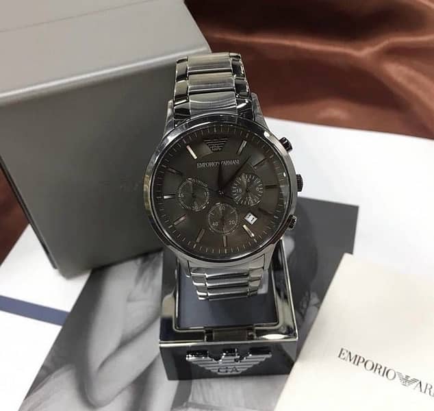 Original Emporio Armani Dark Grey Fancy watch for men 1