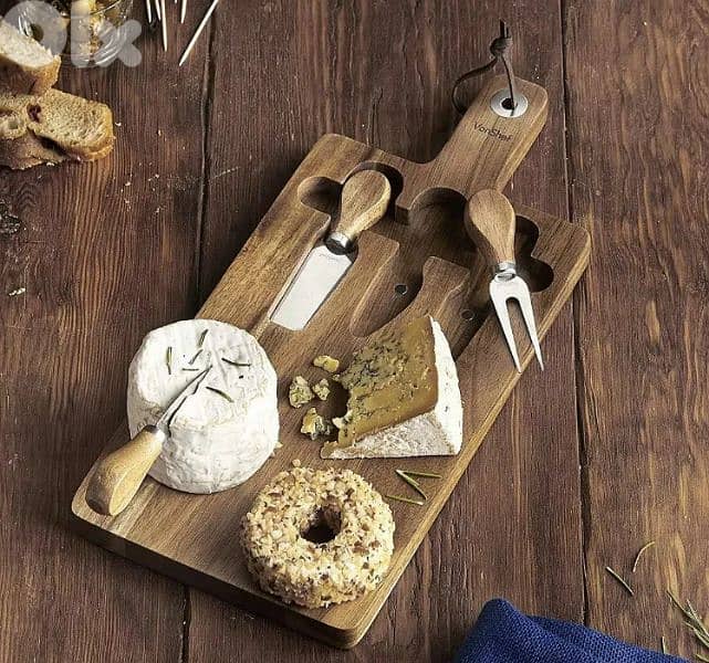 vonshef bamboo cheese board 1