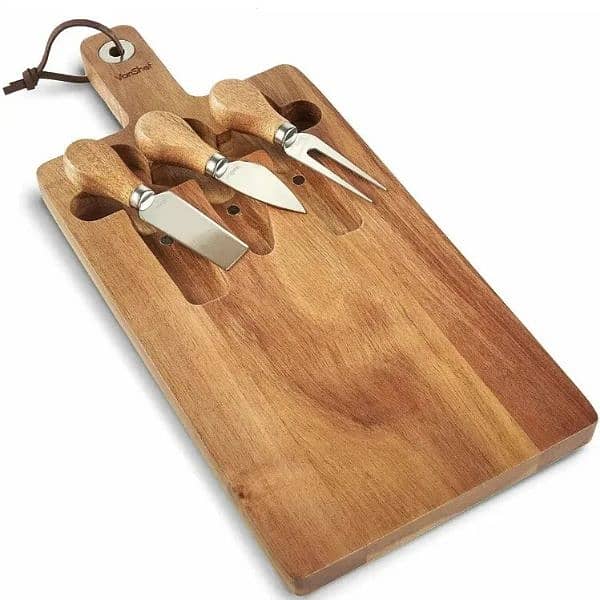vonshef bamboo cheese board 6
