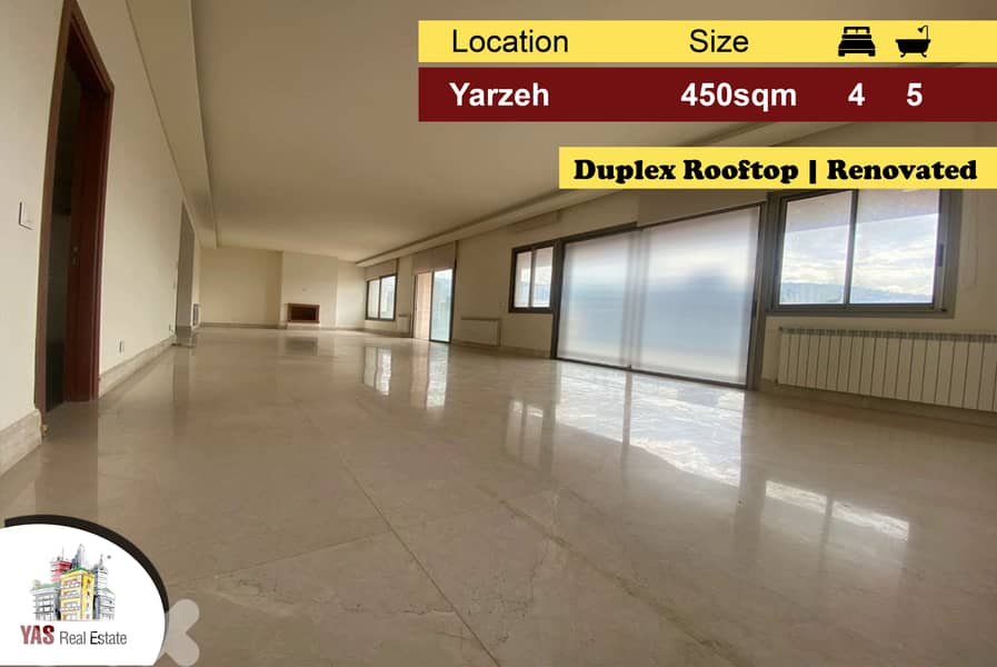 Yarzeh 450m2 |160m2 Rooftop | duplex | Fully Decorated | Ultra prime l 0