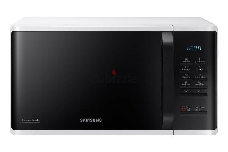Samsung, Ms23K3513Aw 23 Liters 800W Freestanding Microwave Oven, White 0
