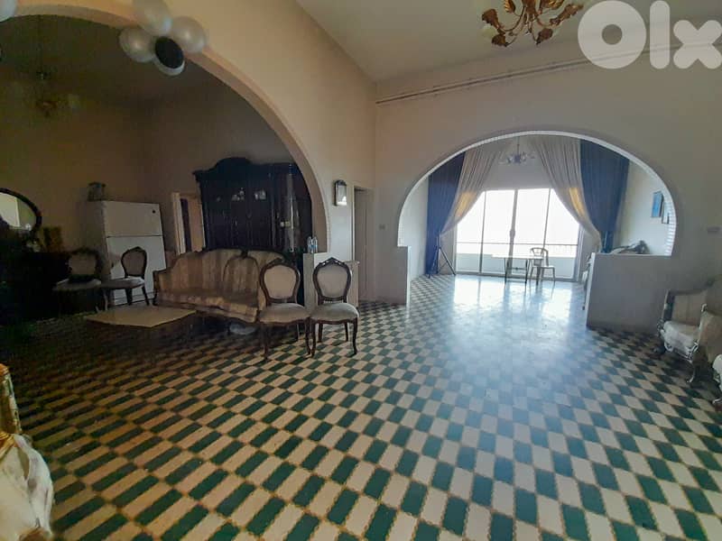 700 SQM Old House with Land in Bikfaya, Metn with Mountain & Sea View 0