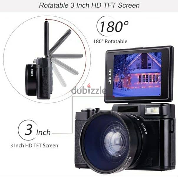 ,Besteker Camcorder for beginners 1080p  3.0-Inch LCD/3$ delivery 5