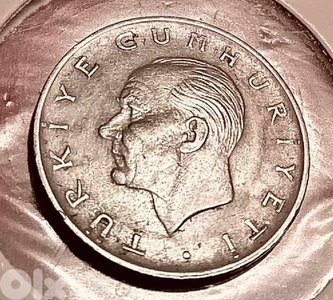1974 Turkey Kamal Ataturk 1 Lira 0
