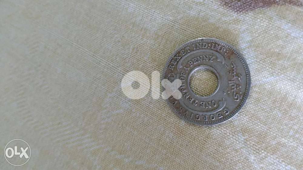 West Africa Coin year 1945 1