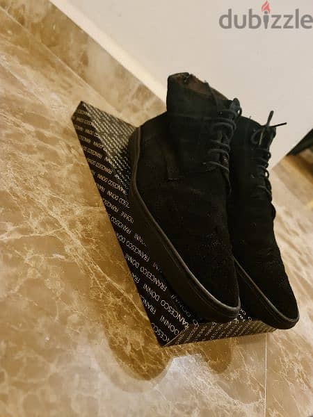 CHAMOIS BLACK SHOES 2
