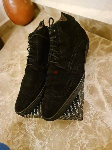 CHAMOIS BLACK SHOES 6