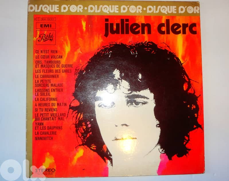 Julien Clerc disque d or gatefold vinyl 0