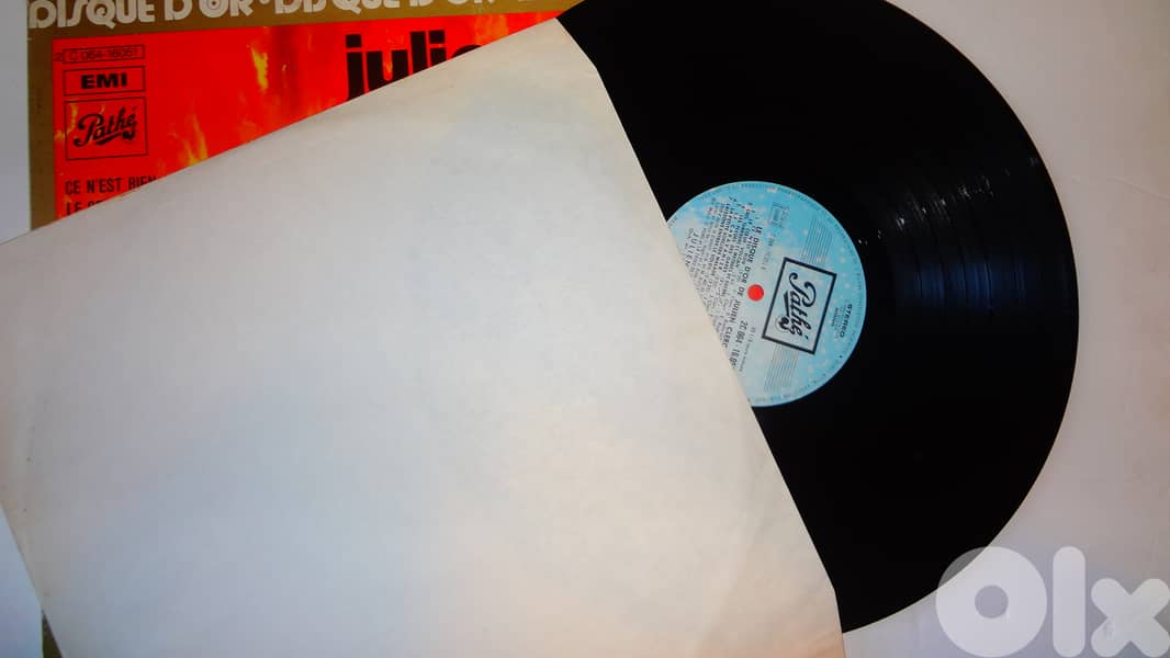 Julien Clerc disque d or gatefold vinyl 3