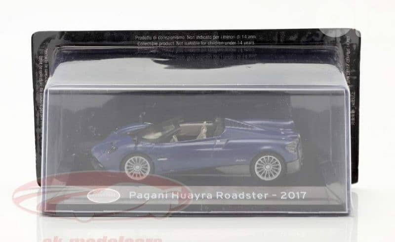 Pagani Huayra Roadster 2017 diecast car model 1;43. 5