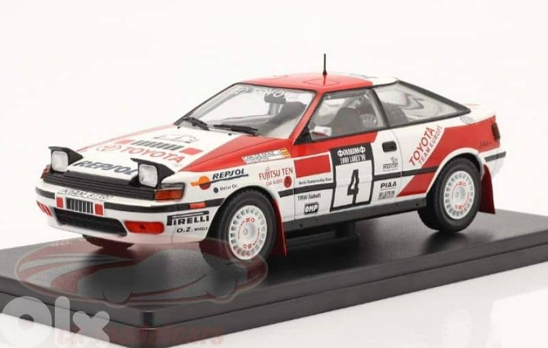Toyota Celica GT-4 (Rally Finland 1990) diecast car model 1:24 1