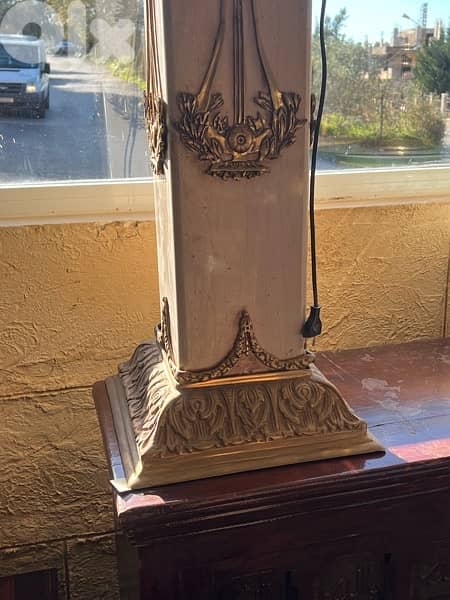 marble chandelier with copper 2