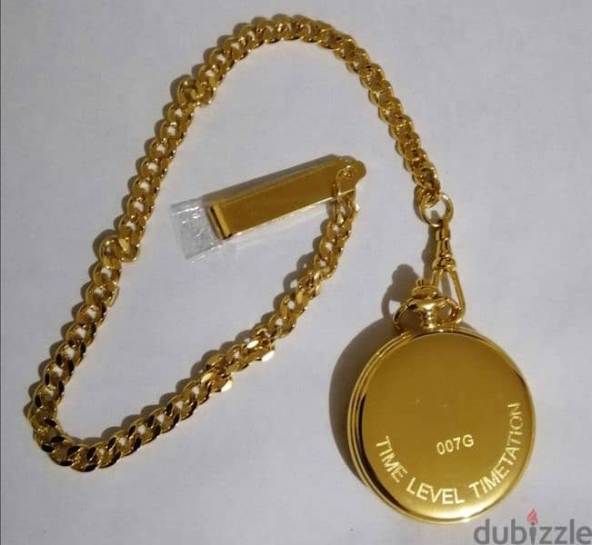 للبيع ساعة جيبة ملبسة دهب برازيلي 2