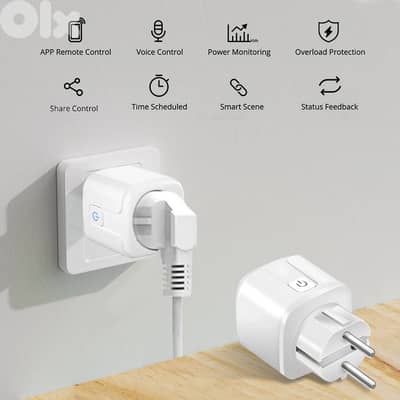 Tuya Smart Plug with Power Monitoring 20A
