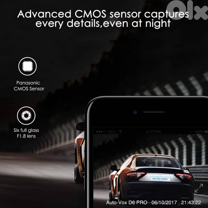 AUTO-VOX D6 Pro 1080p WiFi Dash Cam, Gesture Photography /4$delivery 7