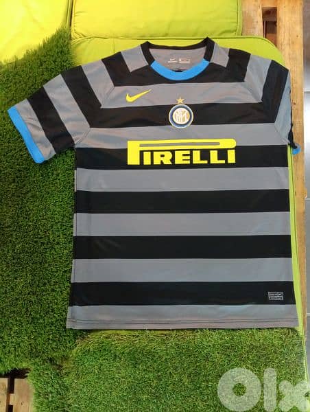 Inter Milan third Retro Football Shirt (Made in Thailand) 0