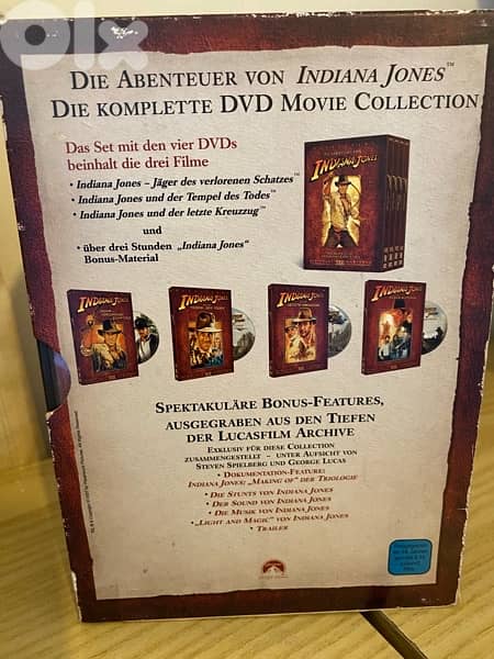 Indiana  jones box set DVD 1