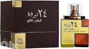Lattafa 24 Carat Pure Gold Eau De Parfum For Unisex, 100ml 0