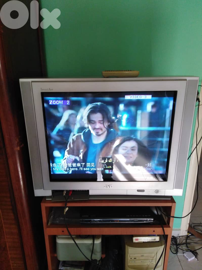 TV 29 inch flat. jvc. 2