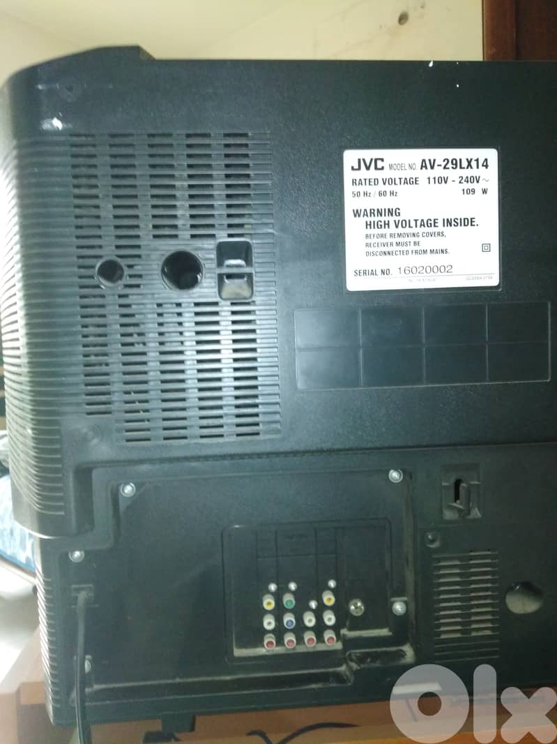 TV 29 inch flat. jvc. 4