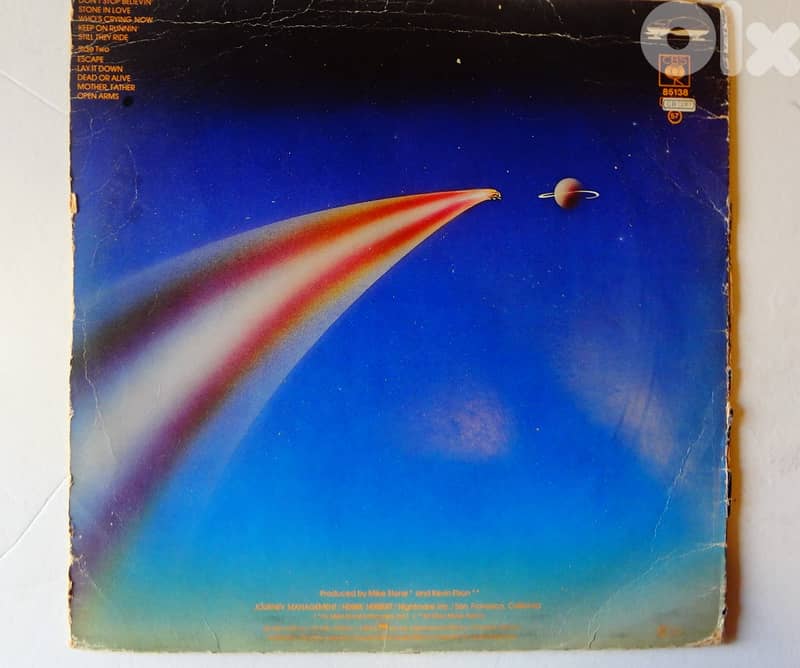Journey "escape" vinyl album 1