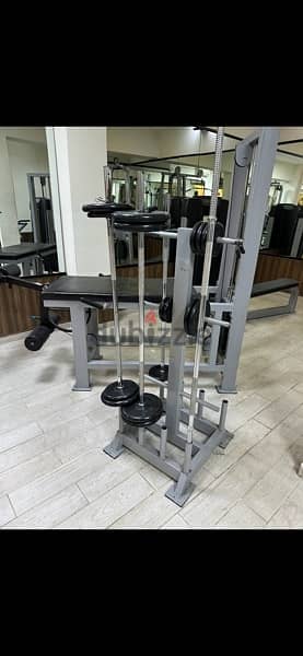 heavy duty barbell stand many gym equipment for sale 71547836 0