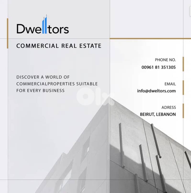 Warehouse for sale in ROUMIEH - 500 SQM - 3 M Height 0