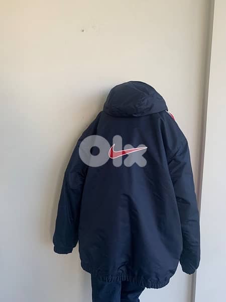 Nike navy and red jacket (fleece interior) 1