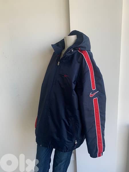 Nike navy and red jacket (fleece interior) 2