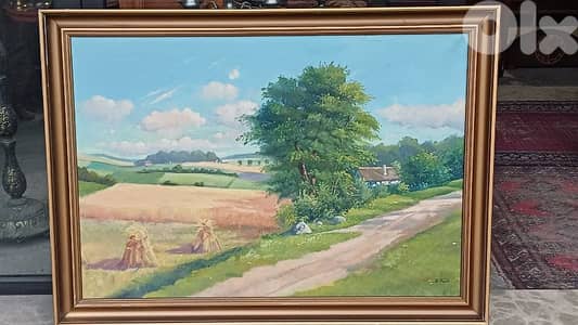 لوحة رسم زيتي اوروبية