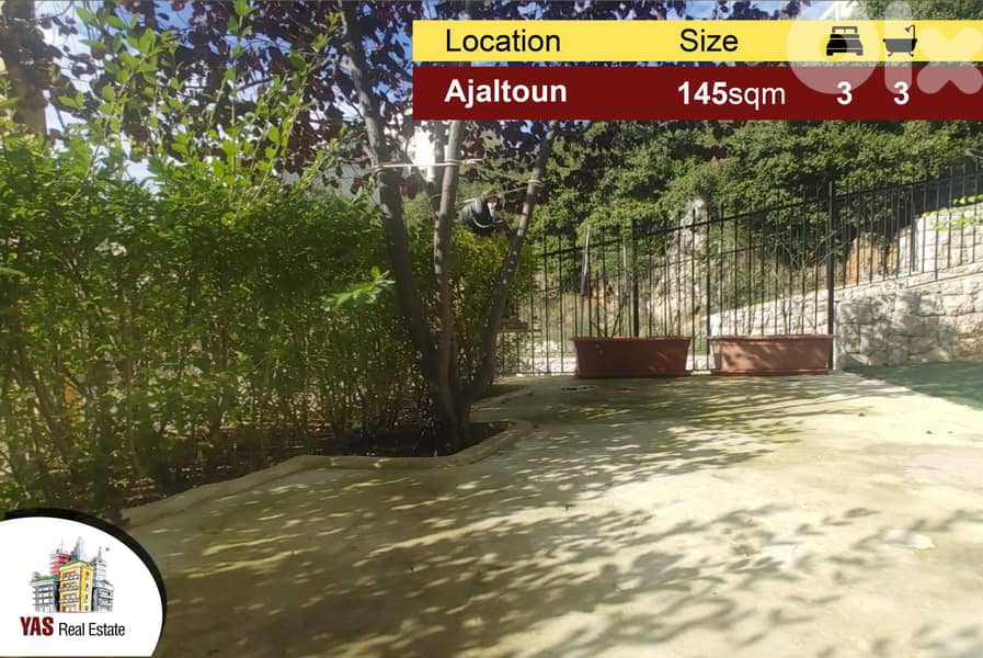 Ajaltoun 145m2 | 100m2 Terrace | Super Luxurious | Mint Condition |ELS 0