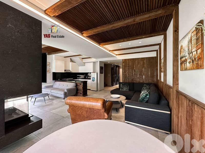 Faqra / RedRock 235m2 | 230m2 Garden | Duplex Chalet | Decorated | PA 3